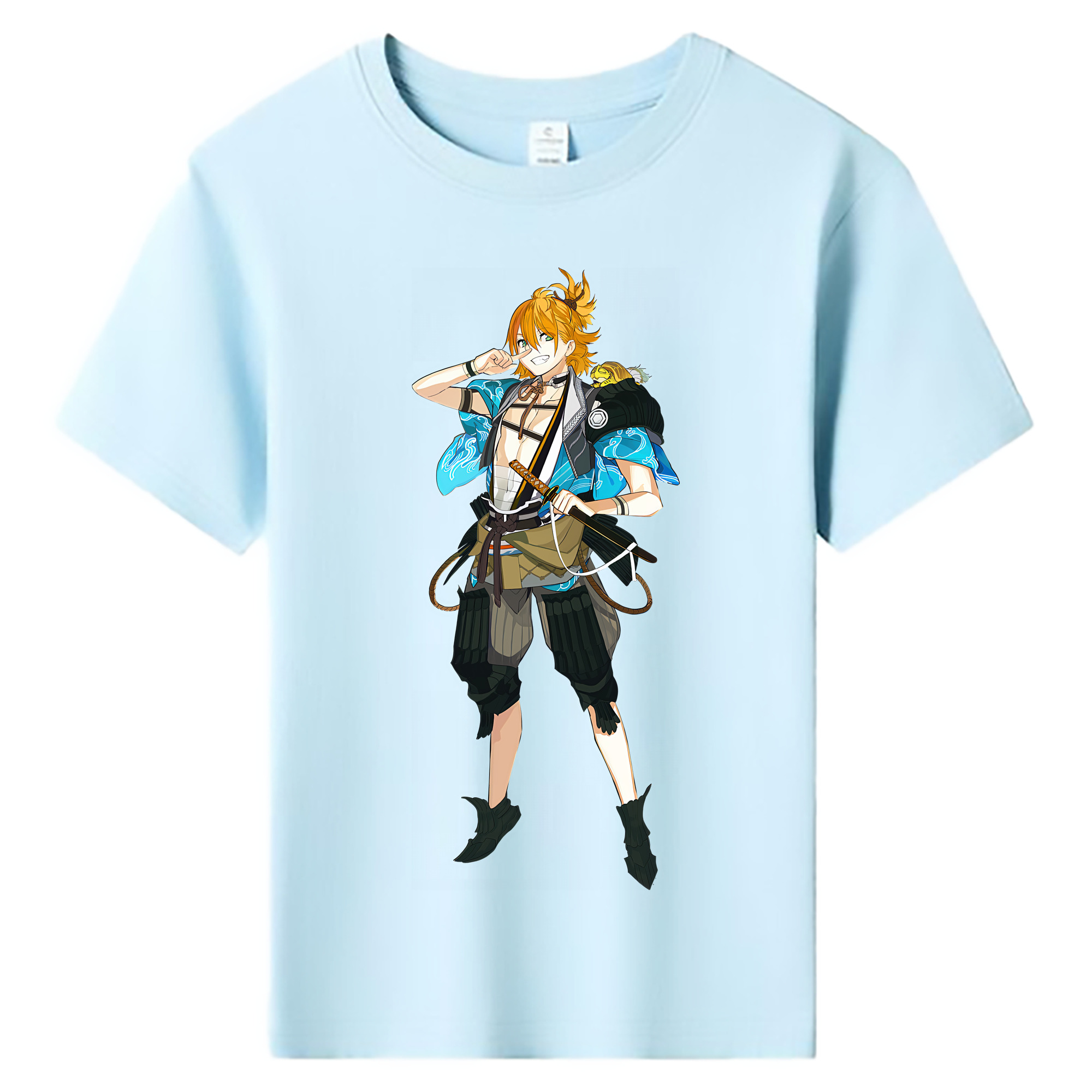 （画像用） 刀剣乱舞 Touken Ranbu 綿100％キッズTシャツ（フロントプリント）